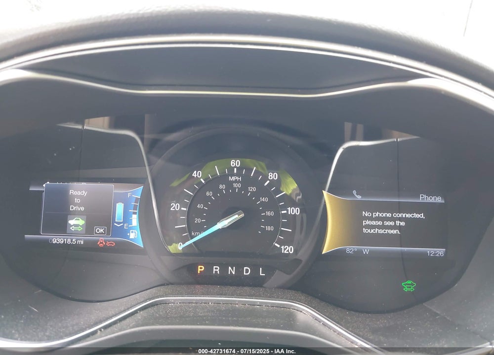 2013 FORD FUSION HYBRID VIN: 3FA6P0LU1DR291060