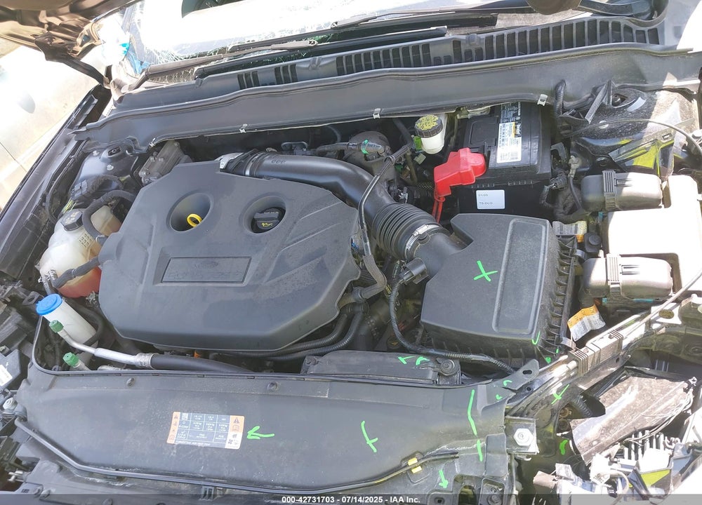 2017 FORD FUSION VIN: 3FA6P0K9XHR117300