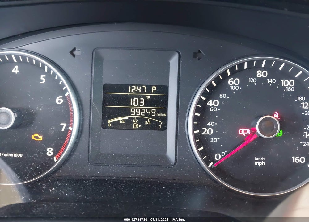 2013 VOLKSWAGEN JETTA VIN: 3VWDX7AJ0DM370393