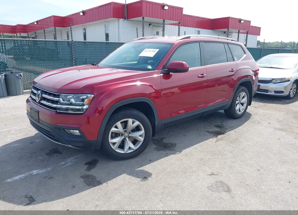 2019 VOLKSWAGEN ATLAS 3.6L V6 SE VIN: 1V2LR2CA3KC501807