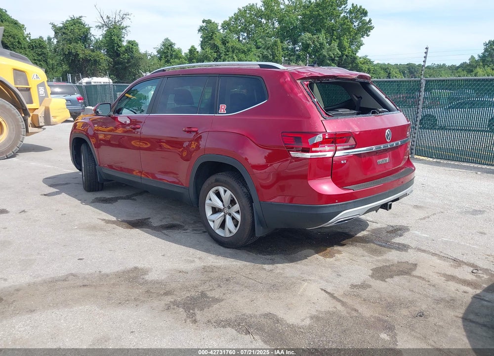 2019 VOLKSWAGEN ATLAS 3.6L V6 SE VIN: 1V2LR2CA3KC501807