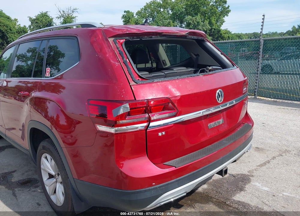 2019 VOLKSWAGEN ATLAS 3.6L V6 SE VIN: 1V2LR2CA3KC501807