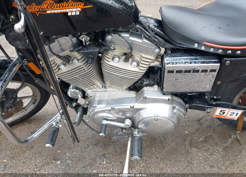 1995 HARLEY-DAVIDSON XLH883 VIN: 1HD4CAM15SY203504