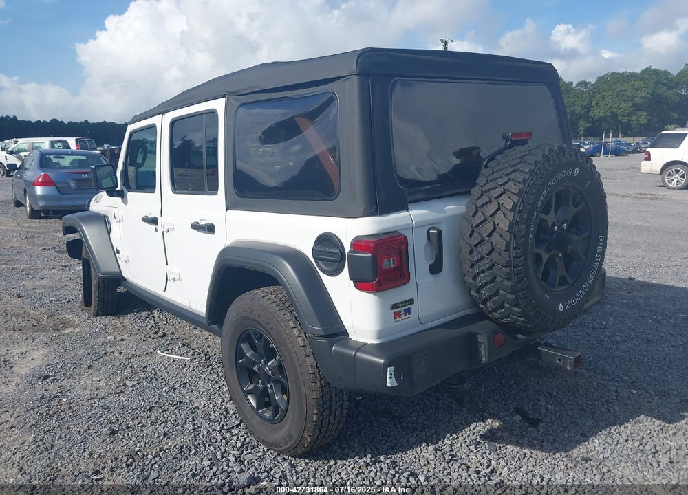 2021 JEEP WRANGLER UNLIMITED WILLYS 4X4 VIN: 1C4HJXDM8MW577187