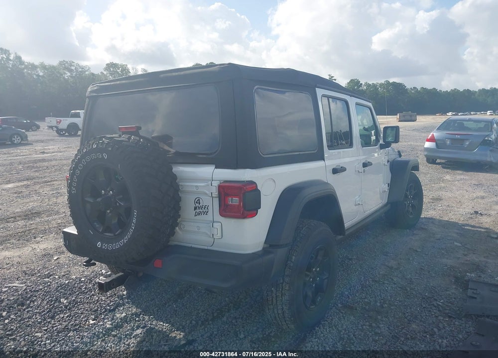 2021 JEEP WRANGLER UNLIMITED WILLYS 4X4 VIN: 1C4HJXDM8MW577187