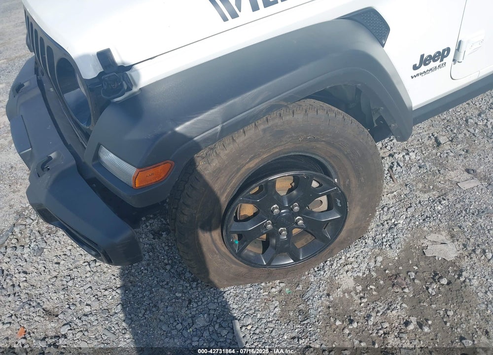 2021 JEEP WRANGLER UNLIMITED WILLYS 4X4 VIN: 1C4HJXDM8MW577187