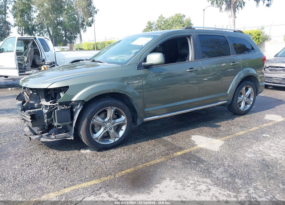 2016 DODGE JOURNEY VIN: 3C4PDCGBXGT207598