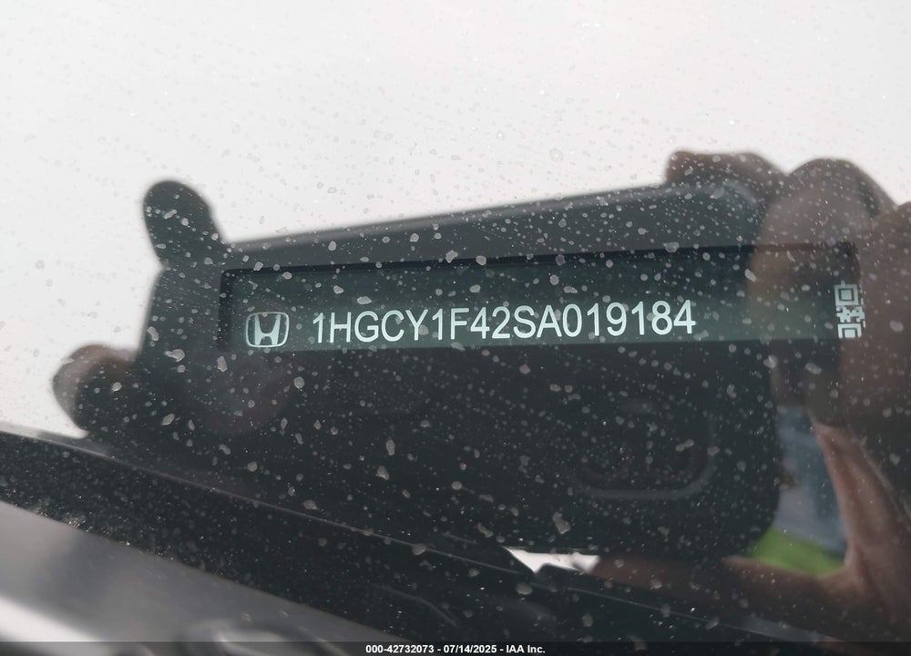 2025 HONDA ACCORD SE VIN: 1HGCY1F42SA019184
