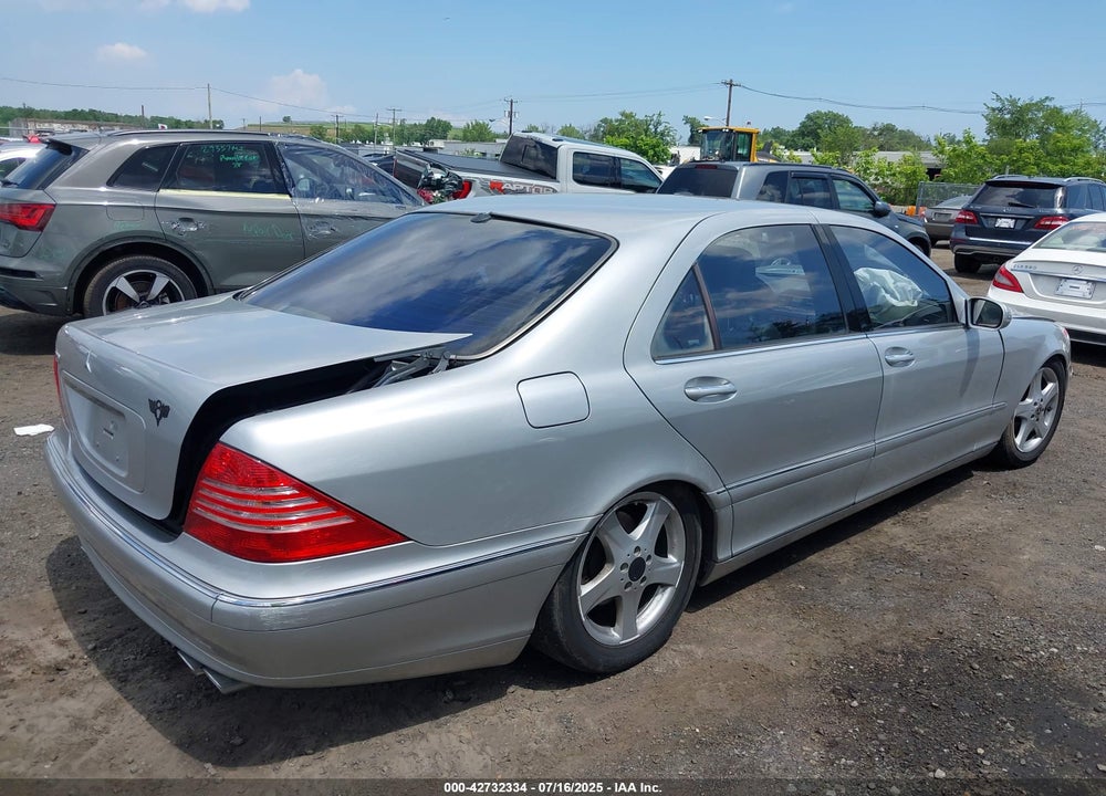 2004 MERCEDES-BENZ S 500 VIN: WDBNG75J04A421534