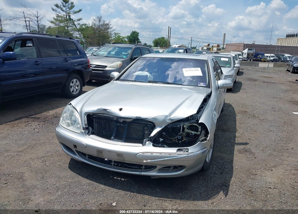 2004 MERCEDES-BENZ S 500 VIN: WDBNG75J04A421534