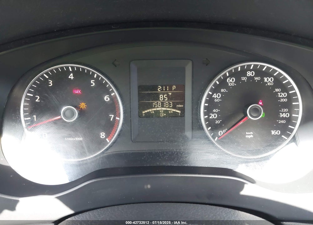 2012 VOLKSWAGEN JETTA VIN: 3VWDP7AJ6CM391733