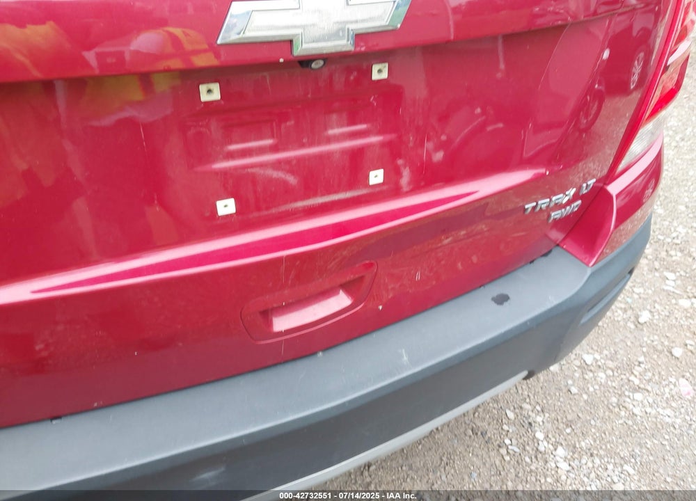 2015 CHEVROLET TRAX LT VIN: KL7CJRSB8FB117879