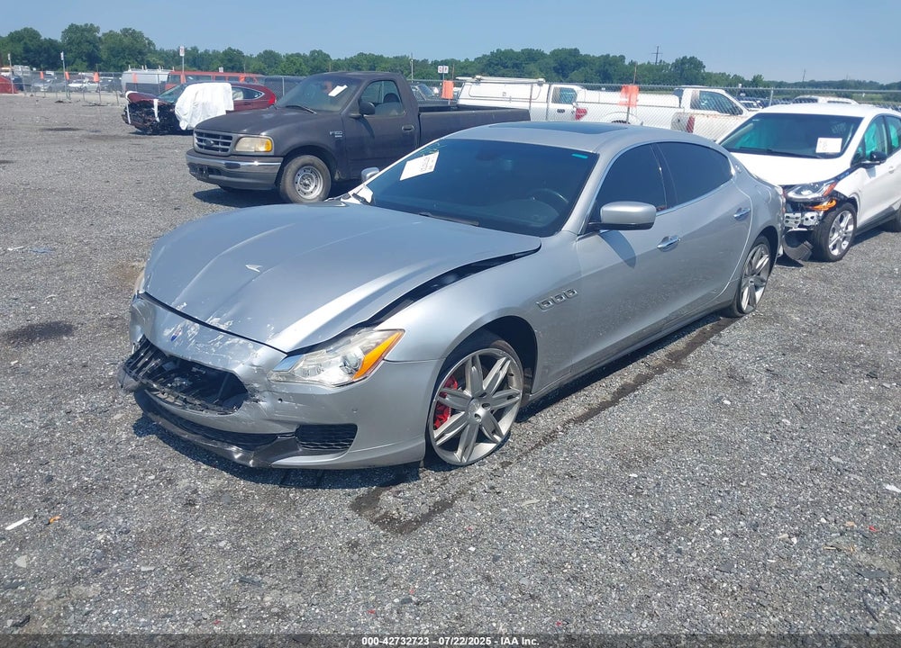 2014 MASERATI QUATTROPORTE S Q4 VIN: ZAM56RRAXE1116842