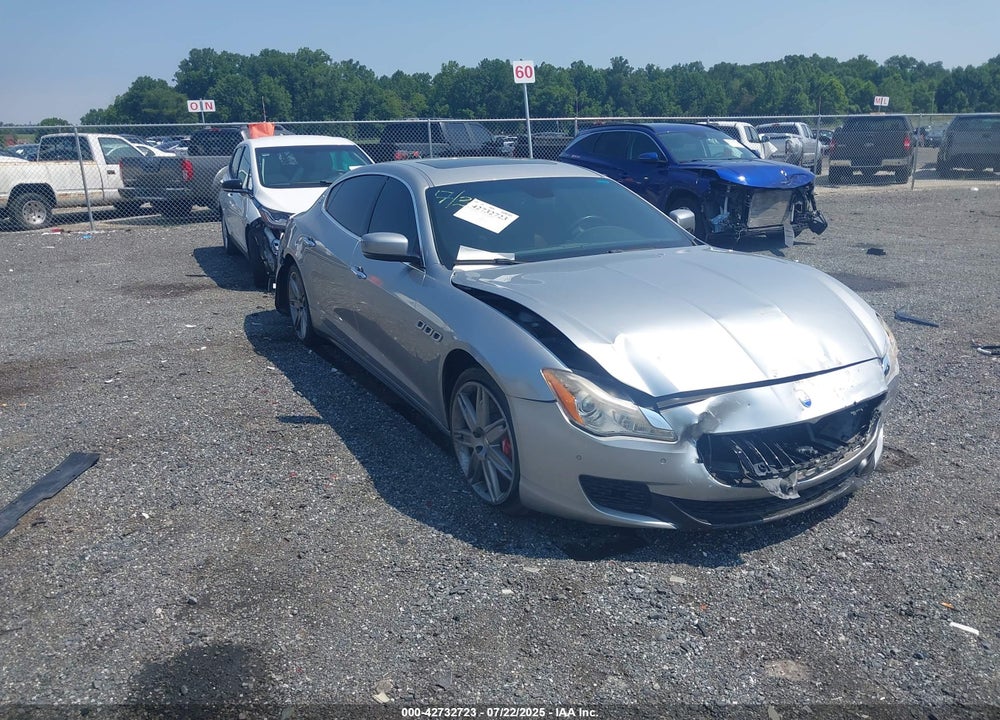 2014 MASERATI QUATTROPORTE S Q4 VIN: ZAM56RRAXE1116842