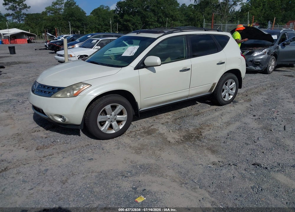 2006 NISSAN MURANO SL VIN: JN8AZ08W16W533780