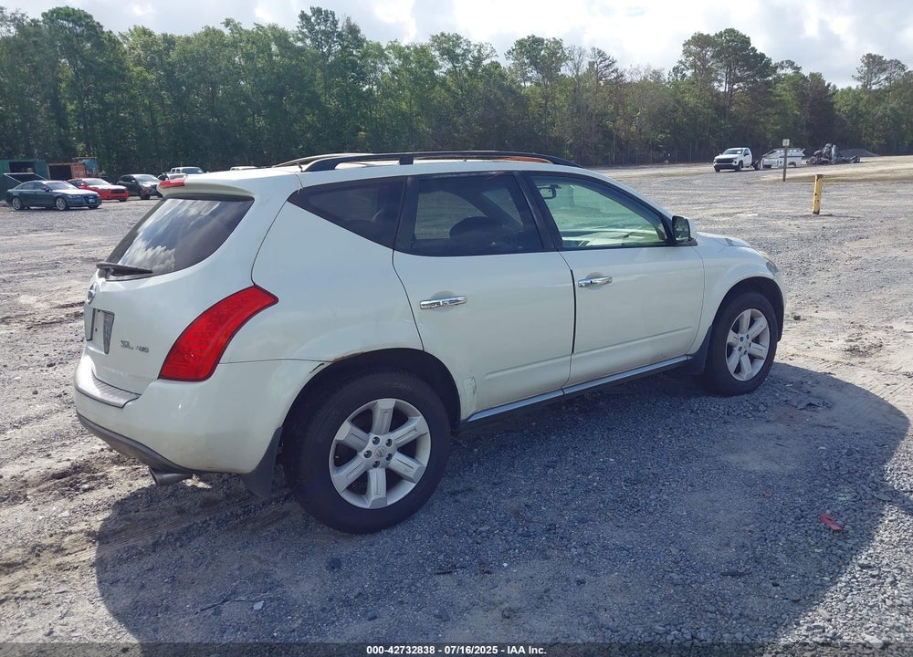 2006 NISSAN MURANO SL VIN: JN8AZ08W16W533780
