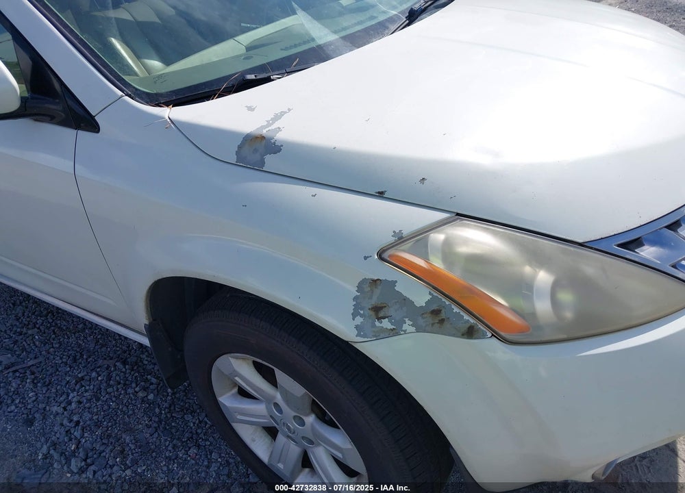 2006 NISSAN MURANO SL VIN: JN8AZ08W16W533780