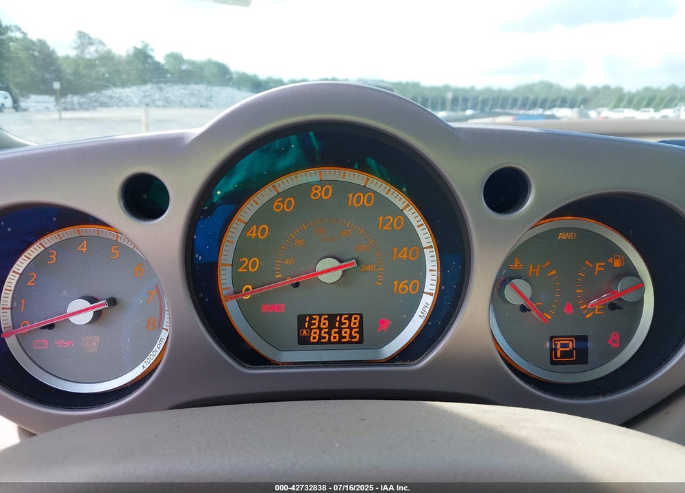 2006 NISSAN MURANO SL VIN: JN8AZ08W16W533780