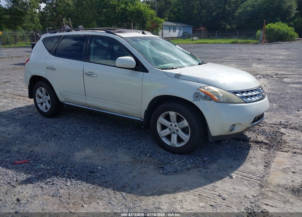 2006 NISSAN MURANO SL VIN: JN8AZ08W16W533780
