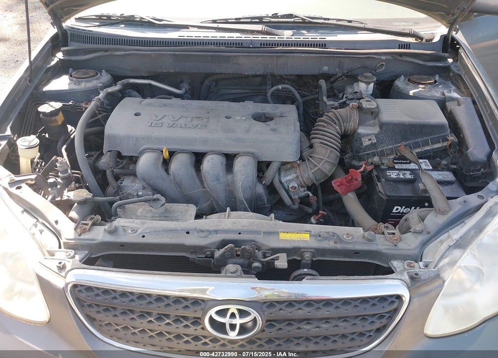 2008 TOYOTA COROLLA VIN: 2T1BR30E68C899590