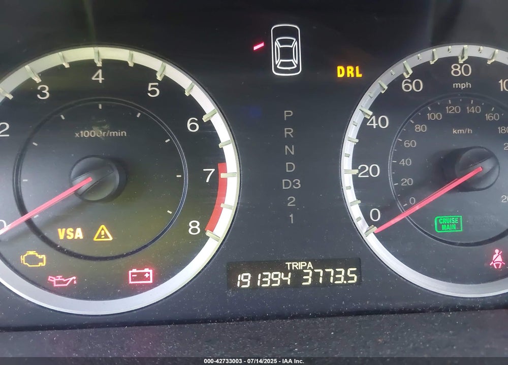 2010 HONDA ACCORD VIN: 5KBCP3F80AB004870