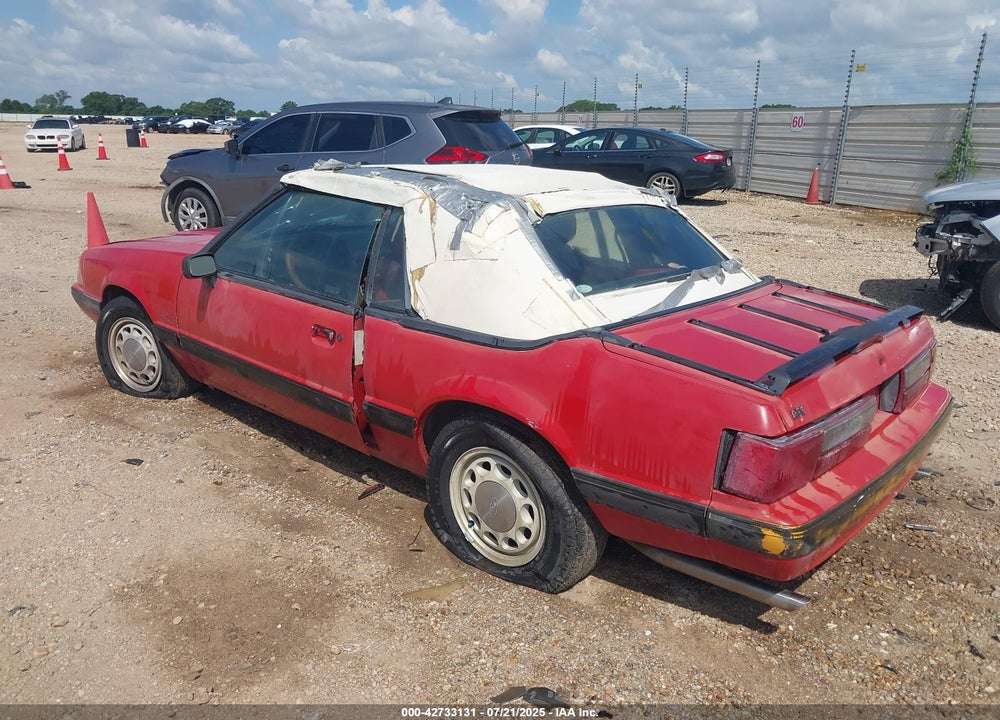 1989 FORD MUSTANG LX VIN: 1FABP44E3KF276650