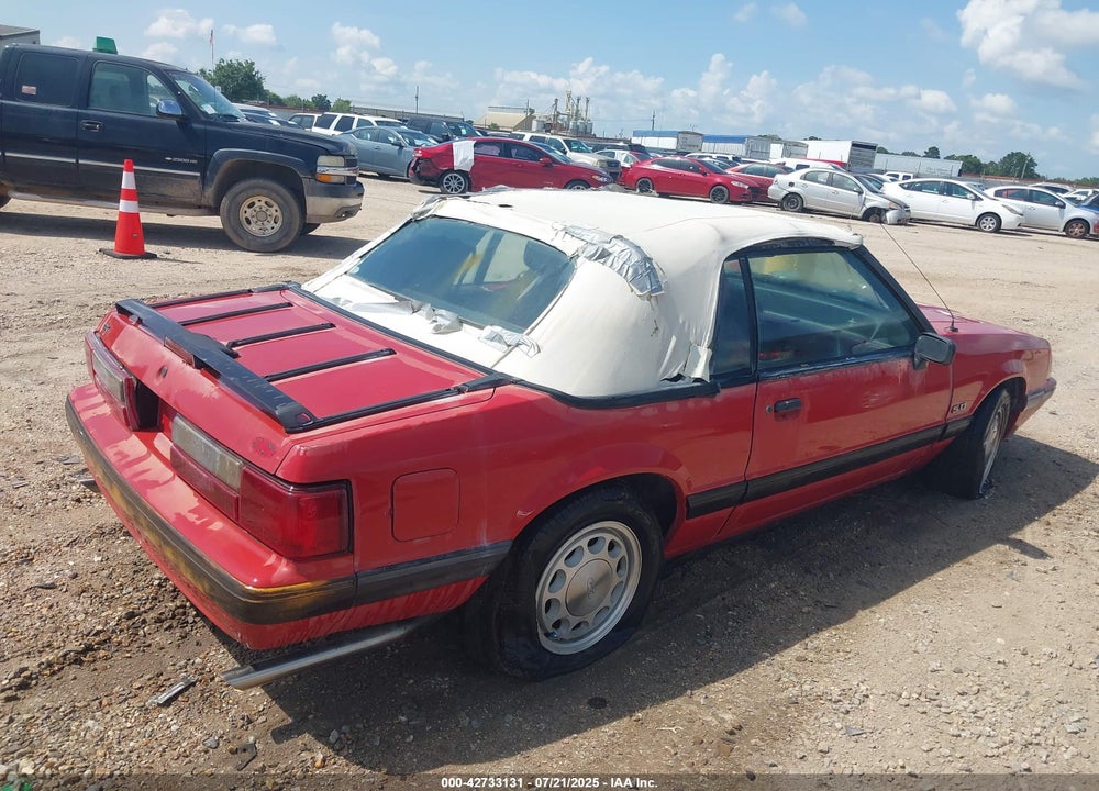 1989 FORD MUSTANG LX VIN: 1FABP44E3KF276650