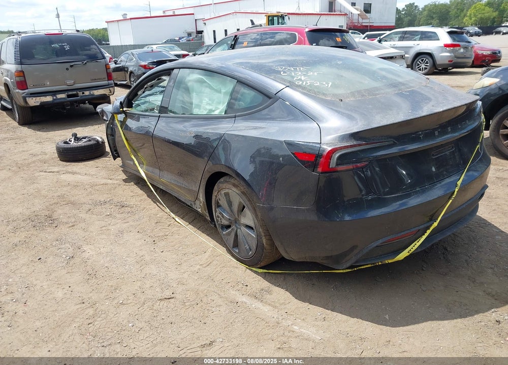 2025 TESLA MODEL 3 LONG RANGE REAR-WHEEL DRIVE VIN: 5YJ3E1EA5SF877240