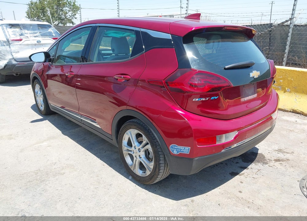 2017 CHEVROLET BOLT EV LT VIN: 1G1FW6S08H4182035