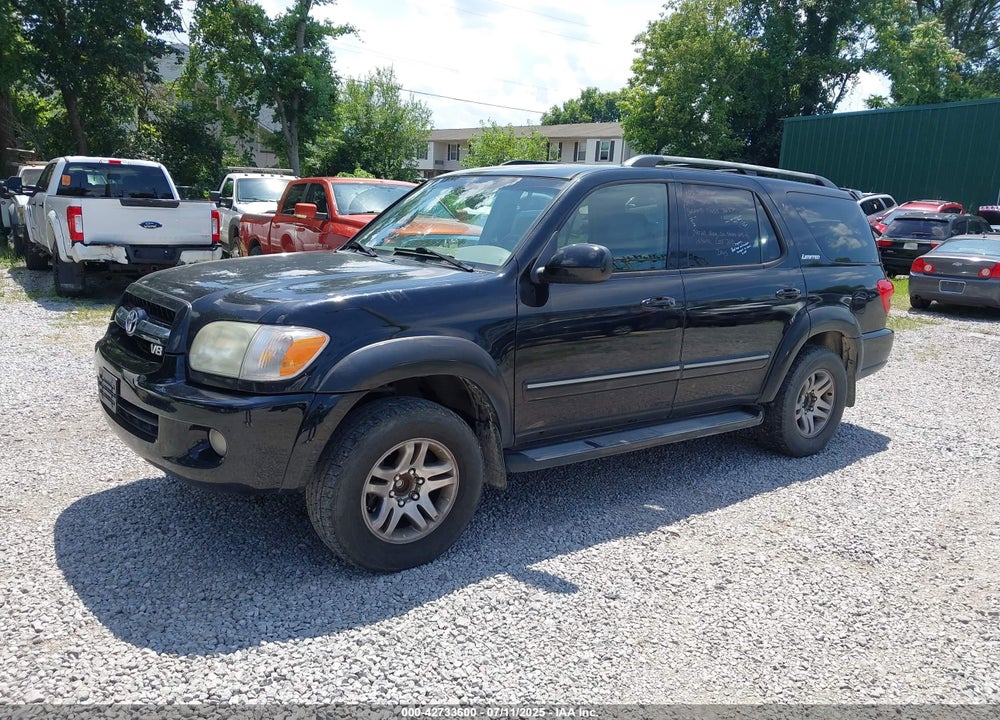 2005 TOYOTA SEQUOIA LIMITED VIN: 5TDZT38A45S251878