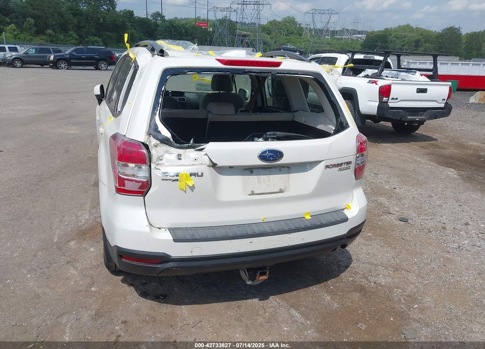 2016 SUBARU FORESTER VIN: JF2SJADC7GG541680