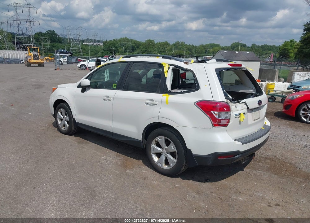 2016 SUBARU FORESTER VIN: JF2SJADC7GG541680