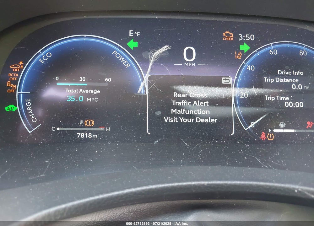 2025 TOYOTA HIGHLANDER HYBRID VIN: 5TDEBRCH6SS660601