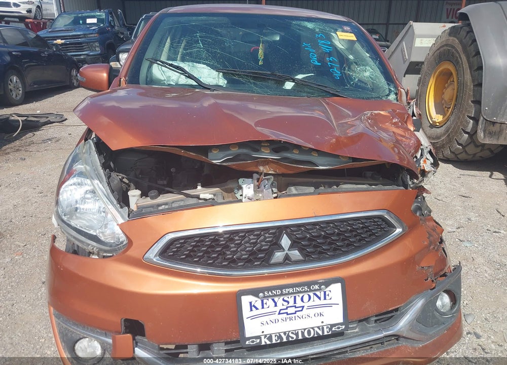 2018 MITSUBISHI MIRAGE VIN: ML32A4HJ7JH011190