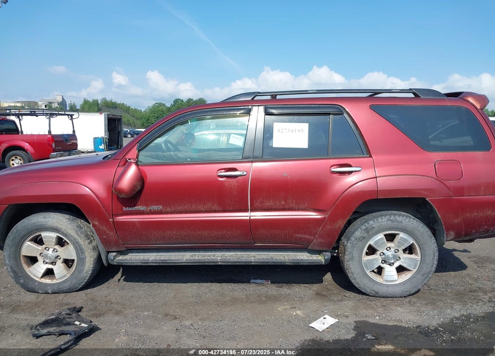 2005 TOYOTA 4RUNNER LIMITED V8 VIN: JTEBT17R758026870
