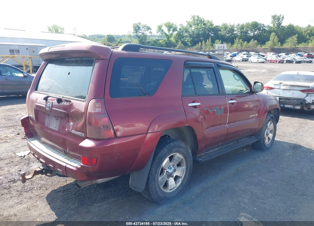 2005 TOYOTA 4RUNNER LIMITED V8 VIN: JTEBT17R758026870