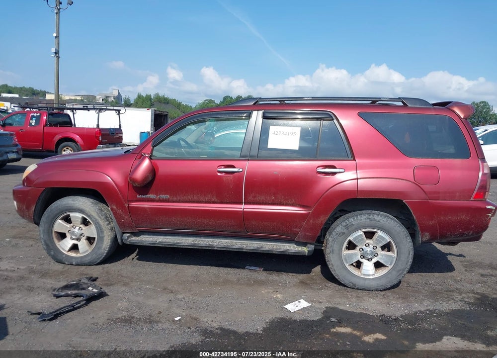 2005 TOYOTA 4RUNNER LIMITED V8 VIN: JTEBT17R758026870