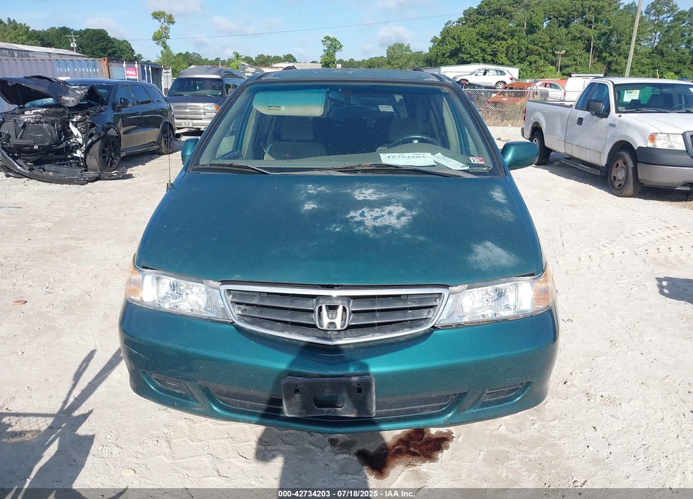 2002 HONDA ODYSSEY EX VIN: 2HKRL18672H582522