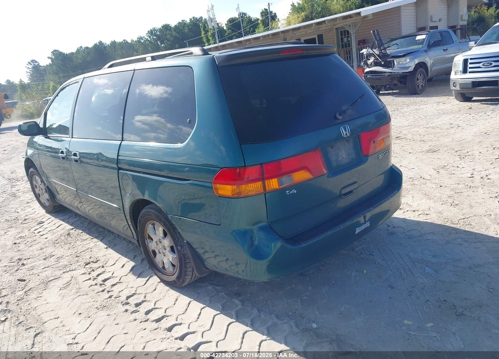 2002 HONDA ODYSSEY EX VIN: 2HKRL18672H582522