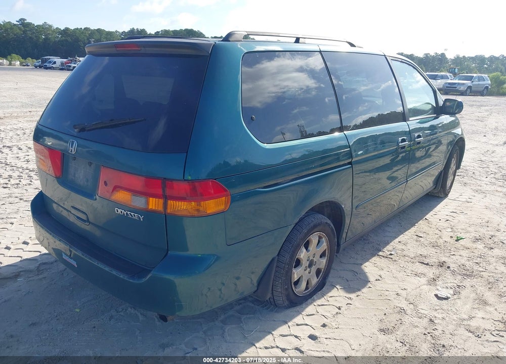 2002 HONDA ODYSSEY EX VIN: 2HKRL18672H582522