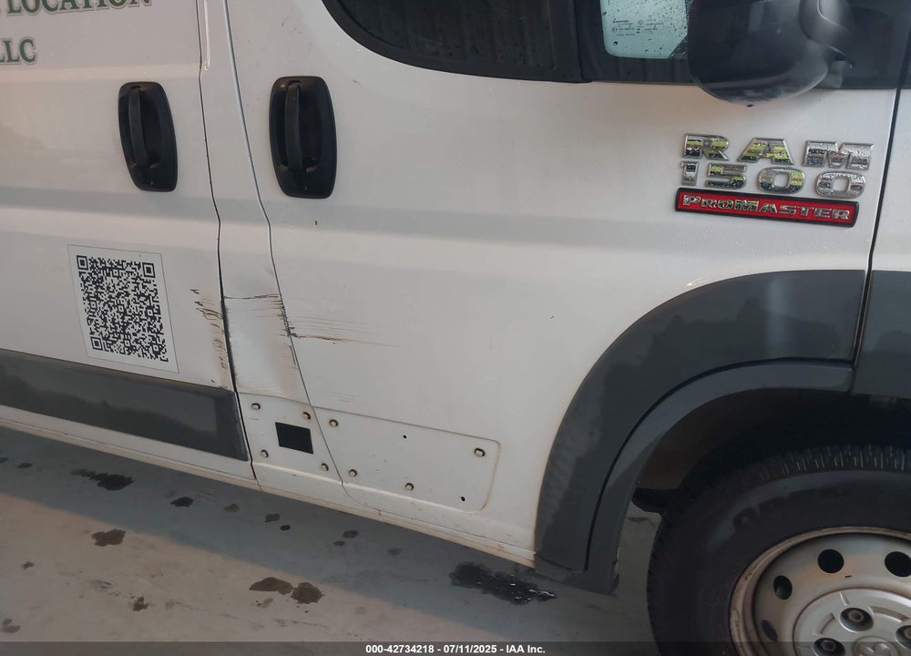 2018 RAM PROMASTER 1500 VIN: 3C6TRVAG0JE124068