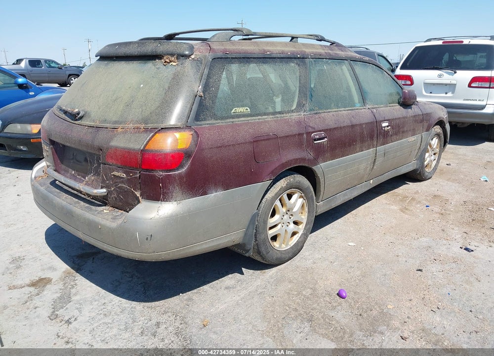 2000 SUBARU OUTBACK LIMITED VIN: 4S3BH6868Y7602404