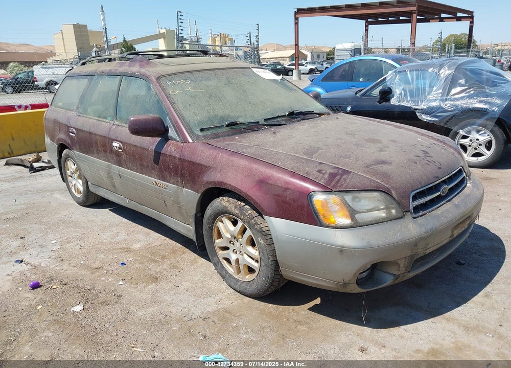 2000 SUBARU OUTBACK LIMITED VIN: 4S3BH6868Y7602404