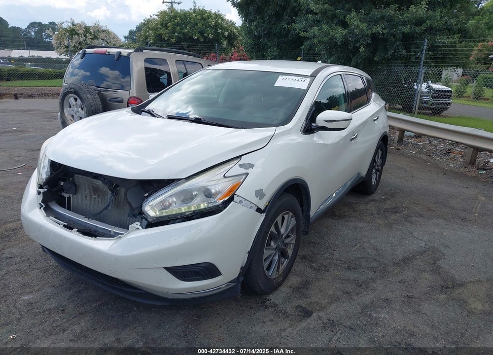 2017 NISSAN MURANO VIN: 5N1AZ2MH5HN162299
