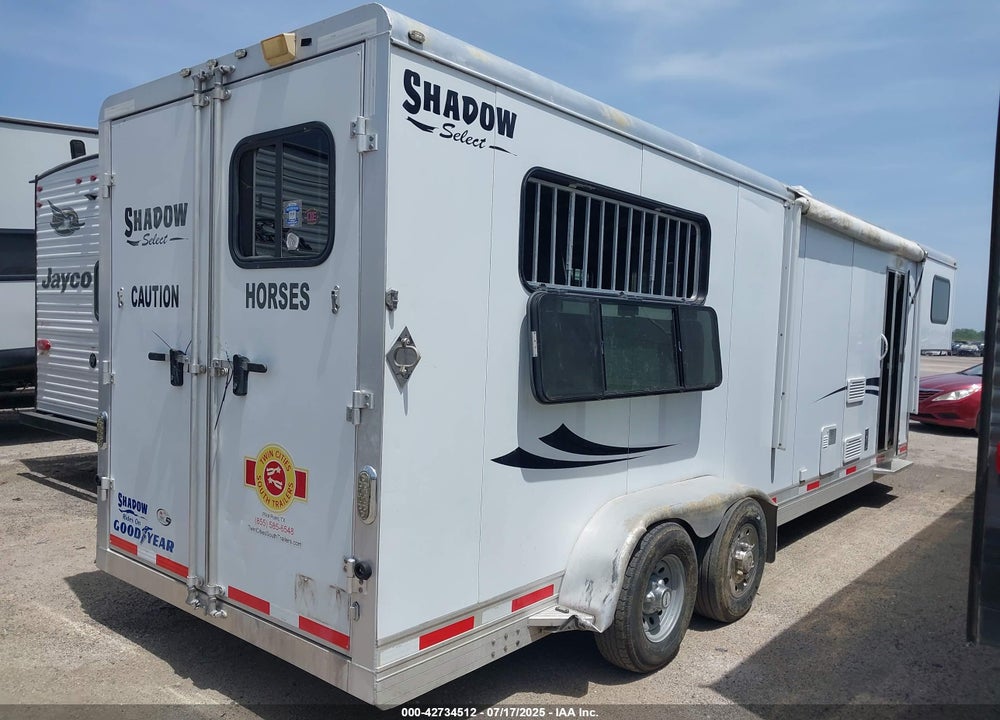 2016 SHADOW CRUISER HORSE TRAILER VIN: 1S9GS242XGW873351