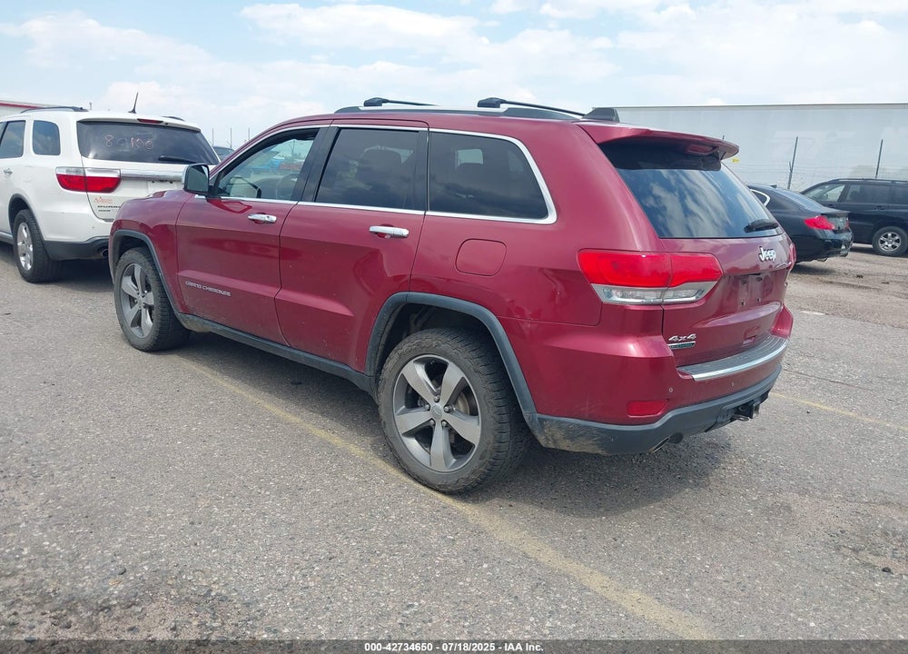 2014 JEEP GRAND CHEROKEE VIN: 1C4RJFBM3EC542576
