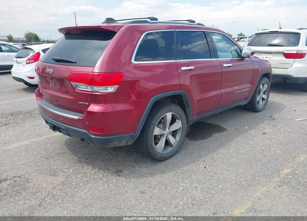2014 JEEP GRAND CHEROKEE VIN: 1C4RJFBM3EC542576
