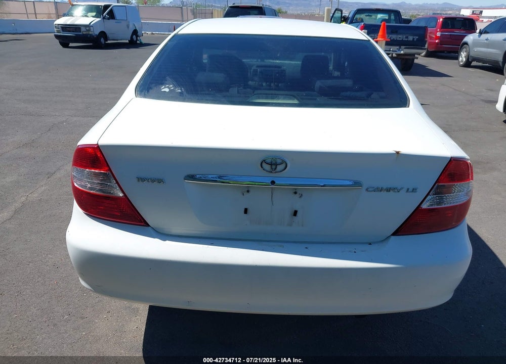 2004 TOYOTA CAMRY LE VIN: 4T1BE32K64U270046