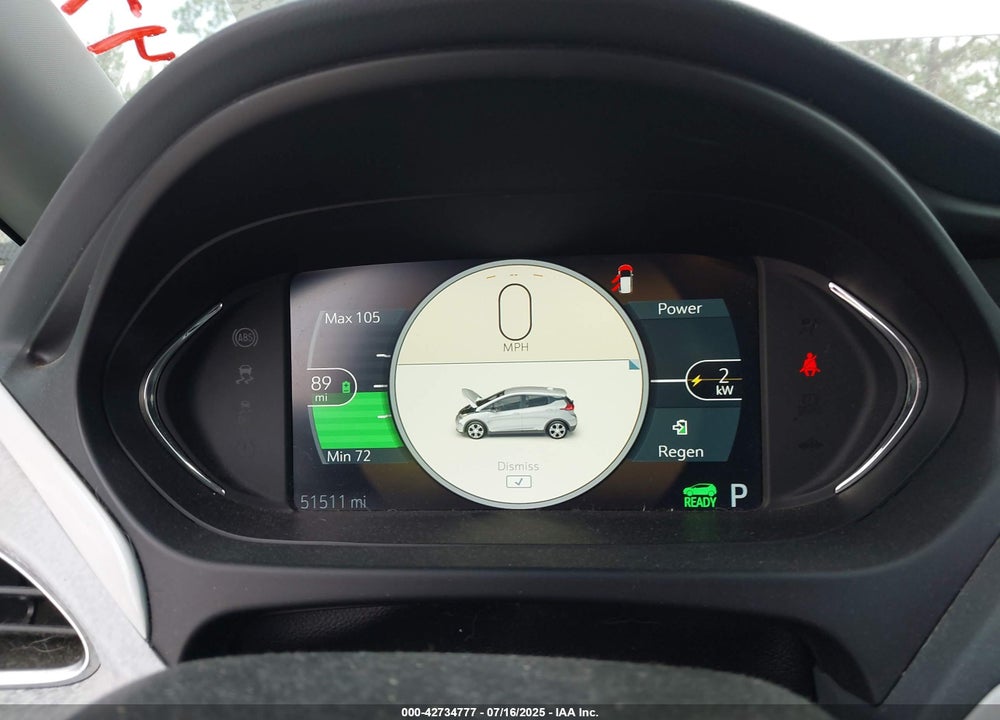 2017 CHEVROLET BOLT EV VIN: 1G1FX6S05H4184600