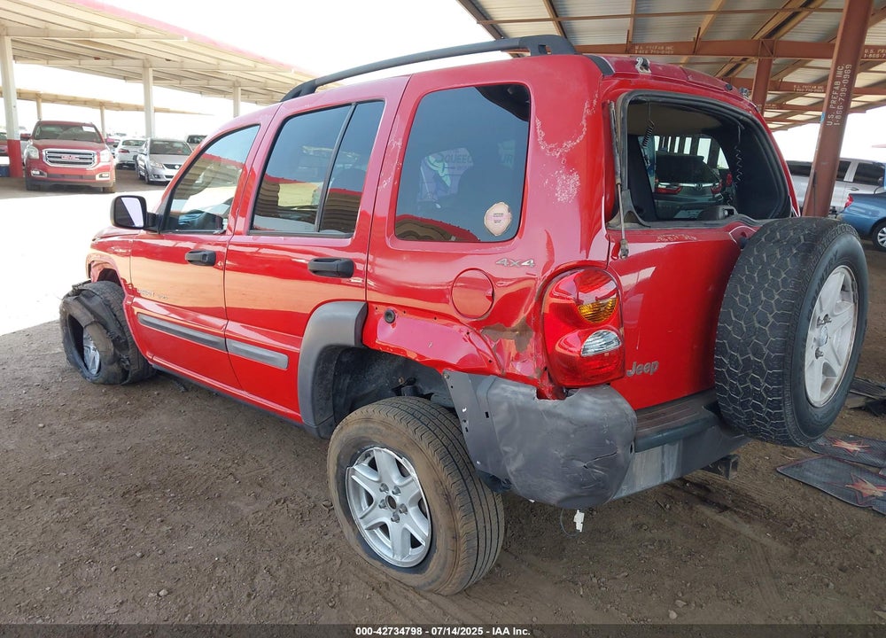 2002 JEEP LIBERTY SPORT VIN: 1J4GL48K82W222797